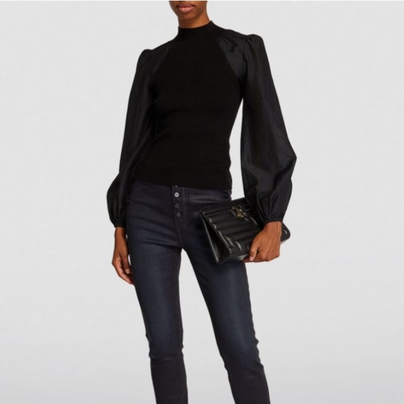 All Saints Puff-Sleeved Cleo Top - Picture 3 of 8